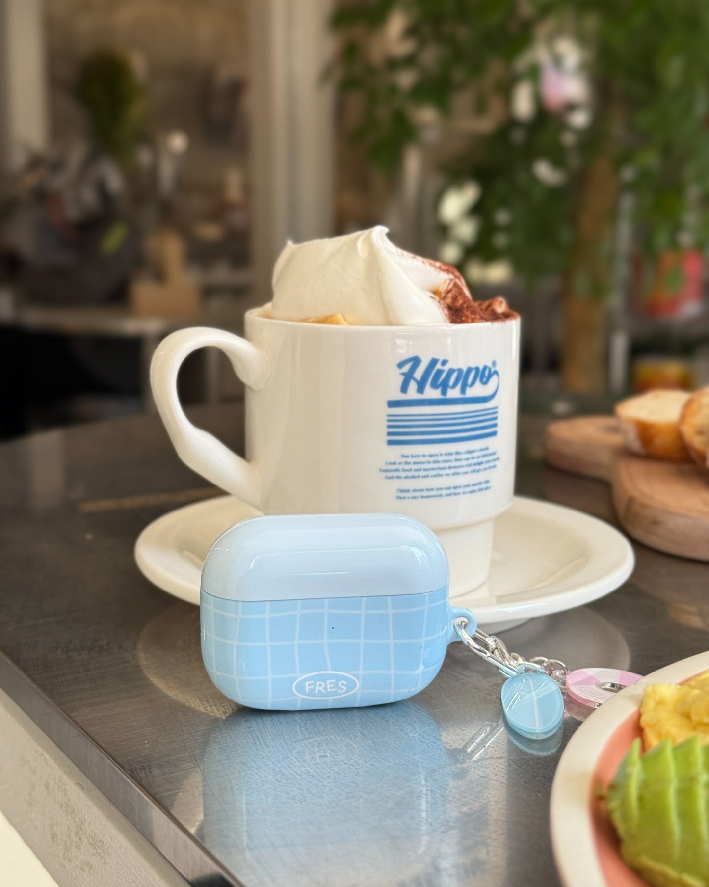 Blue Pudding Airpods Case
