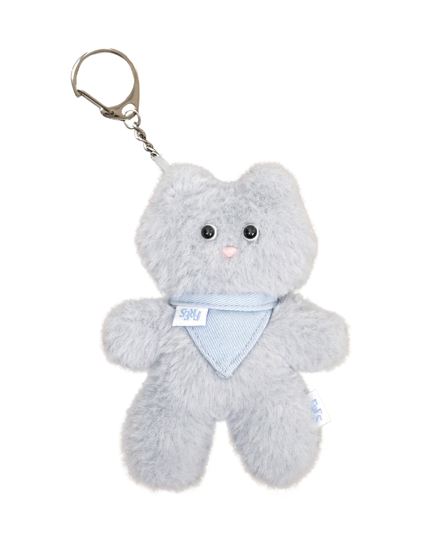 Cowboy Fofo Keychain (Light Grey)