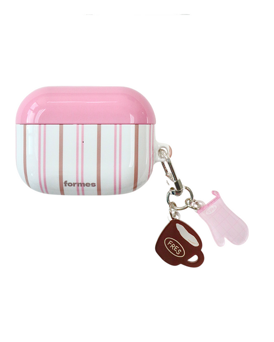 Pink Vanilla Latte Airpods Case
